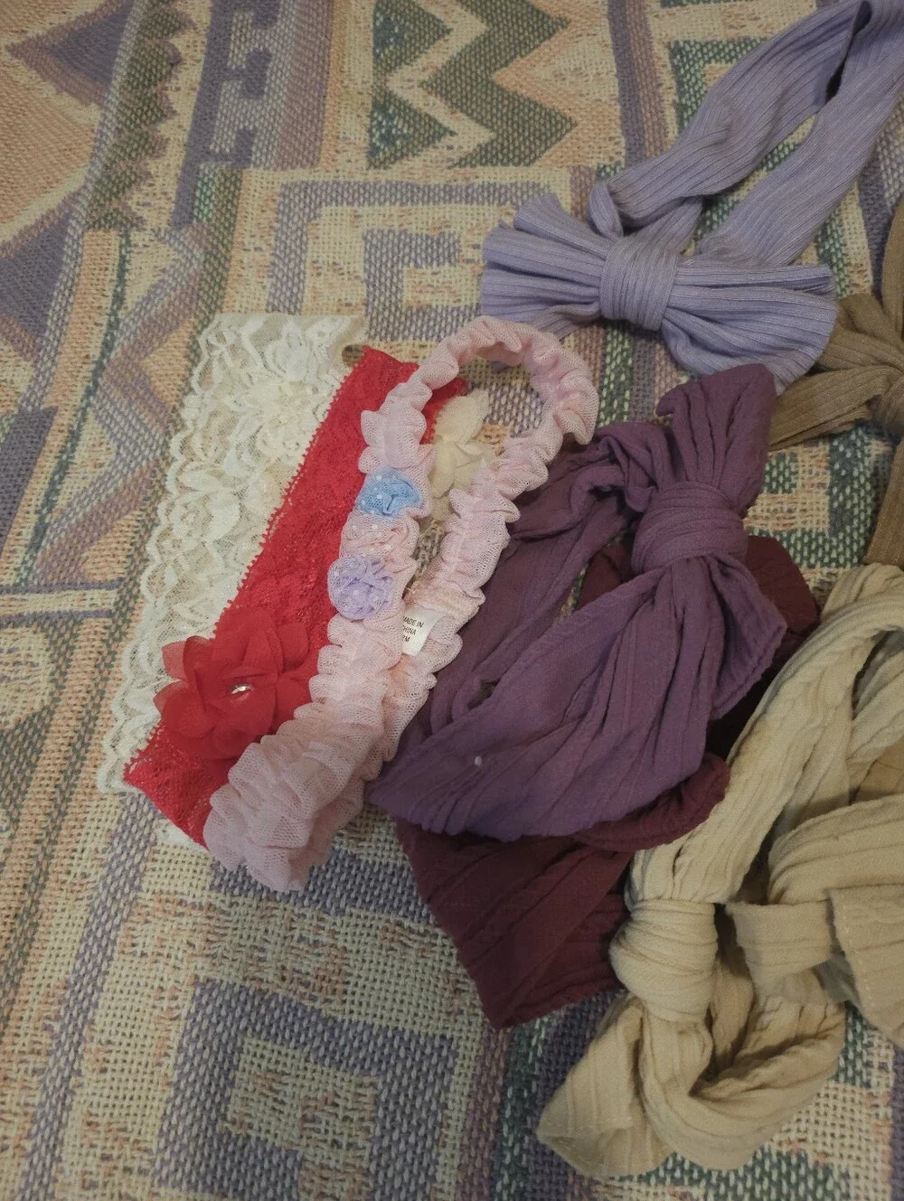Baby Headbands Bow Lot Of 18